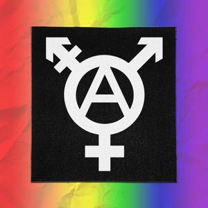 Punk-Aufnäher – Trans-Anarchie | Queer-Aufnäher