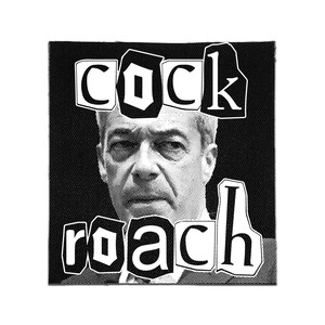 Sew On Patch - Farage Cockroach