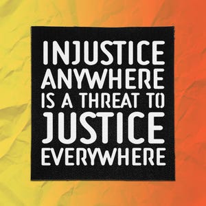 Punk Patch – Injustice Anywhere zagraża sprawiedliwości wszędzie | Anarchistyczna łatka