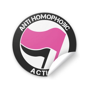 Sticker Pack | Anti Homophobic Action | Punk Stickers | Progressive Stickers | Leftist Sticker