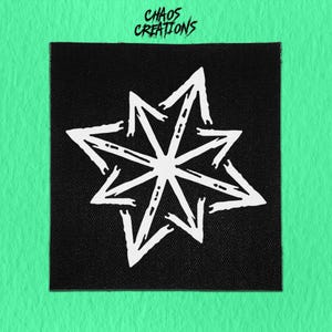 縫い付けパンクパッチ - カオスシンボル