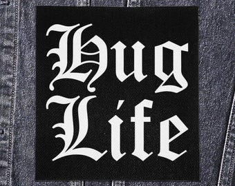 Sew On Punk Patch - Hug Life