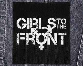 Sew On Punk Patch - Girls to the Front