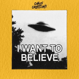 Patch Punk Costurado - Eu Quero Acreditar