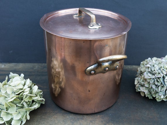 French Copper Rondeau Pot