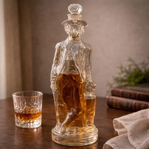 ANCIENNE BOUTEILLE CARAFE en verre brun parfait état XIX ème EUR 9,00