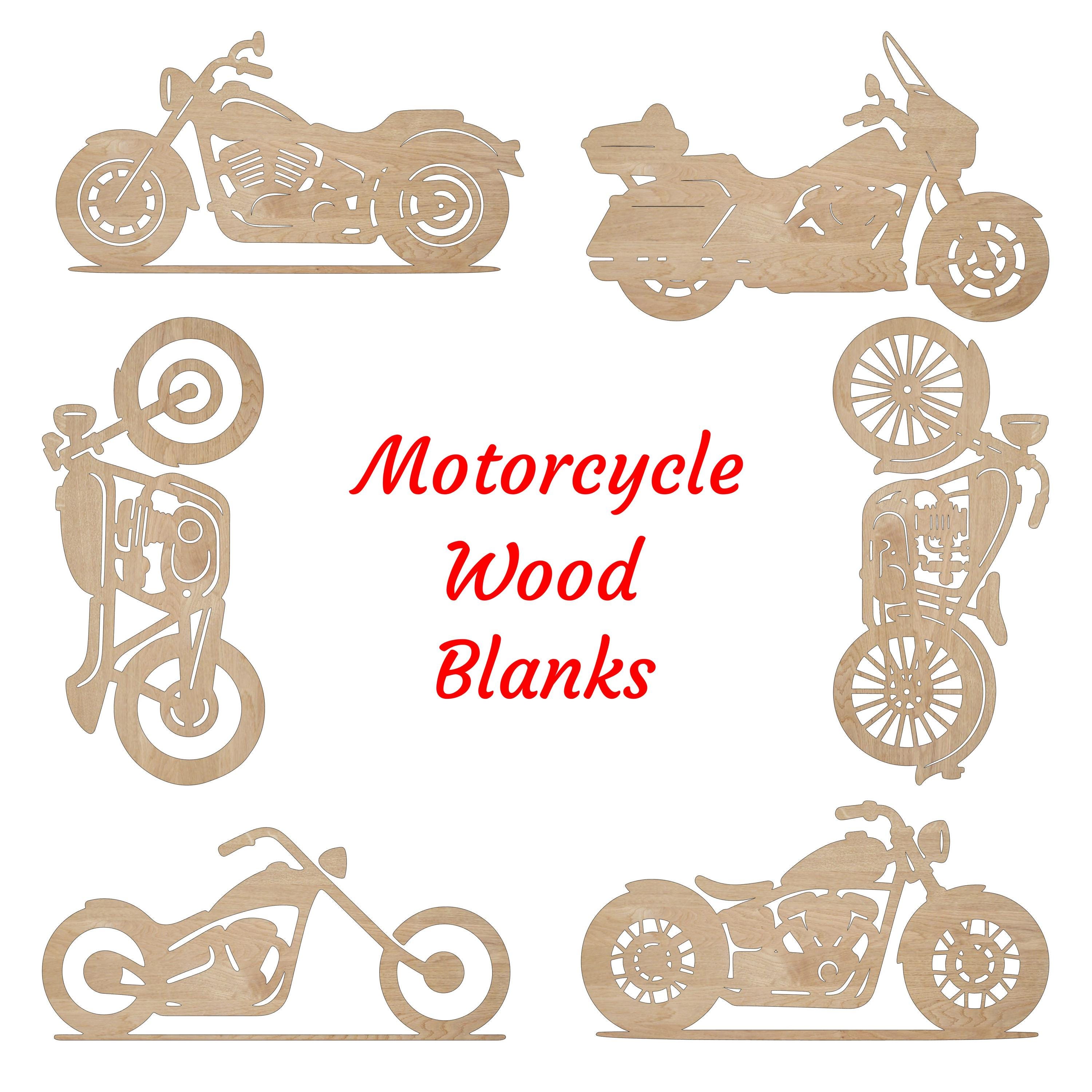 Harley Davidson Wood Cutout - Etsy