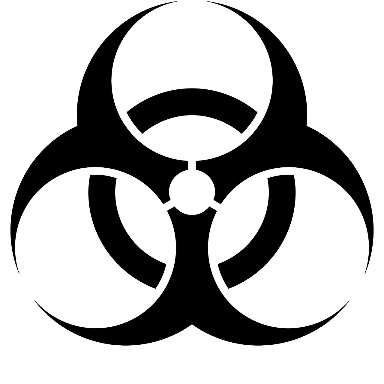 Biohazard Vinyl Decal - for Cars, Laptops, Sticker, Mirrors, Etc. - Etsy