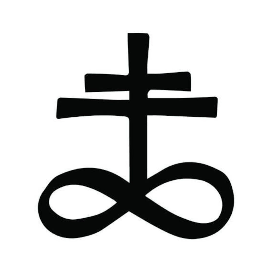 Satanic Symbol Vinyl Decal - for Cars, Laptops, Sticker, Mirrors, Etc ...