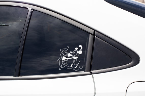 Disney Mickey Mouse Steamboat Willie Vinyl Decal Car Decal Car