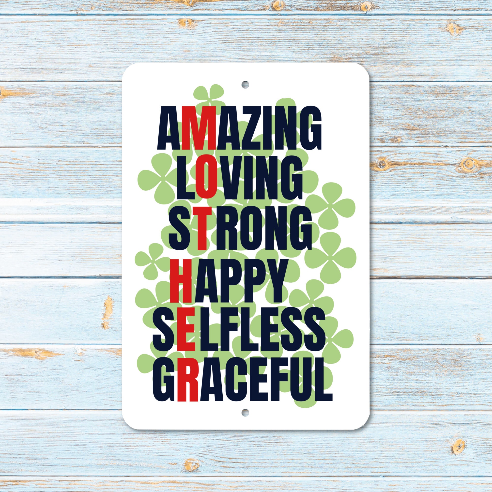 Mom Metal Sign Amazing MOTHER Metal Sign - Mom - Aluminum Door Sign - Wall Metal Sign ...