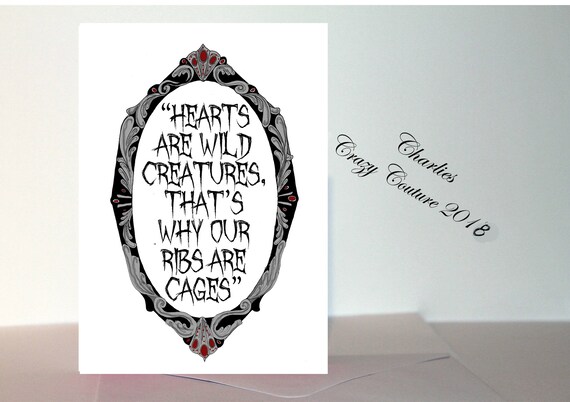 Addams Family Gothic Morticia Addams Valentines Quote Card A6 Etsy Addams Family Gothic Morticia Addams Valentines Quote Card A6 Etsy