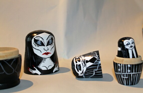 addams family nesting dolls