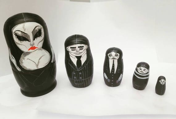 addams family nesting dolls