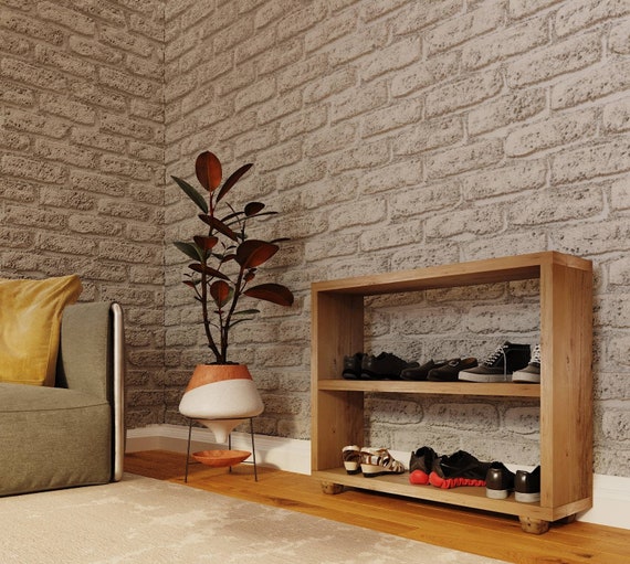 Shoe Rack Storage Bench Made From Reclaimed Timber Etsy