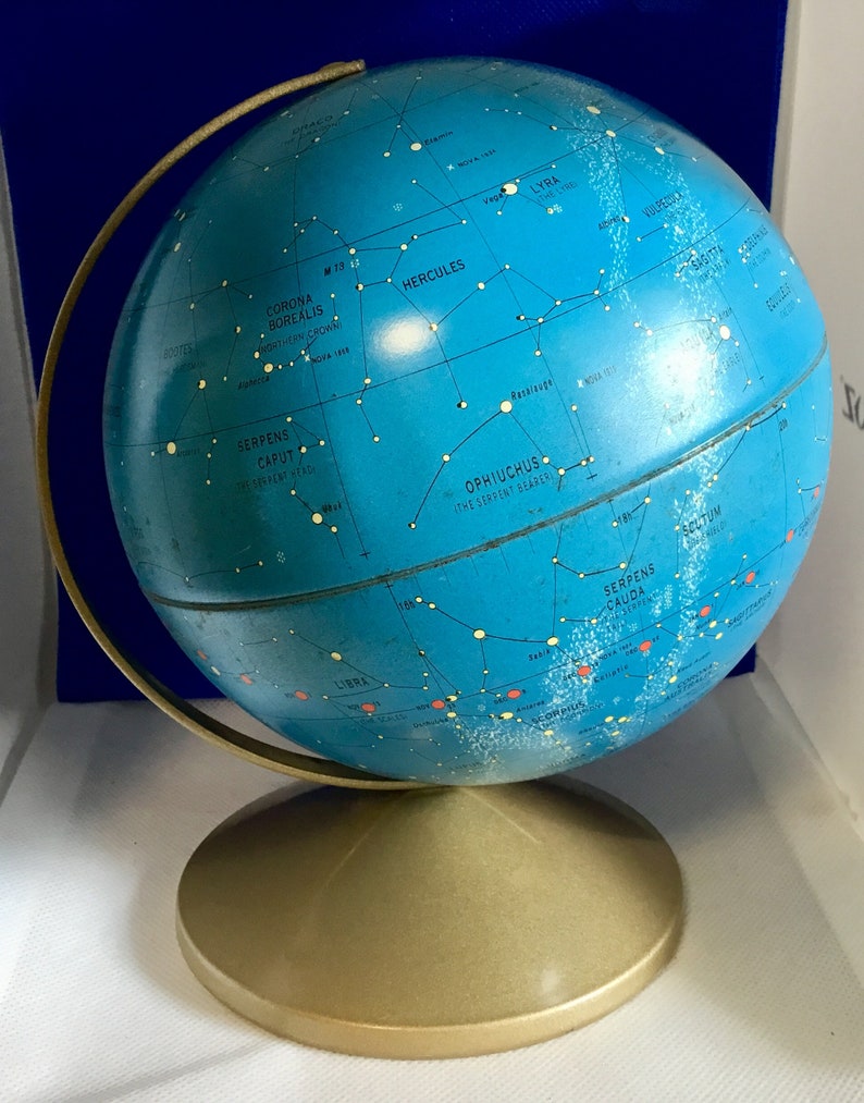 Vintage 1970 Repogle Celestial Globes