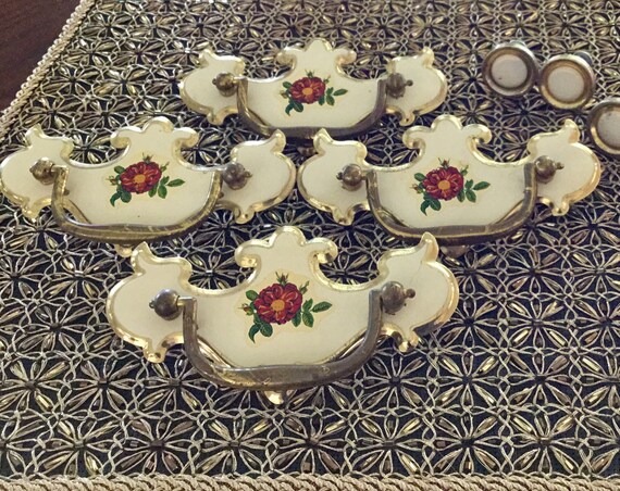 Vintage Drawer Pulls Vintage Princess Dresser Drawer Pulls Etsy
