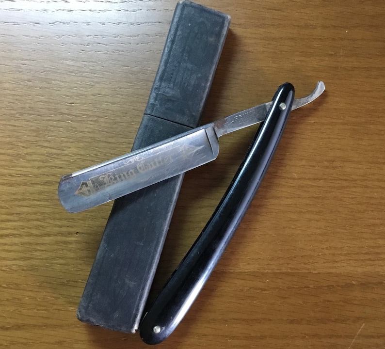 Antique H Boker & Co. King Cutter Straight Razor Vintage Etsy