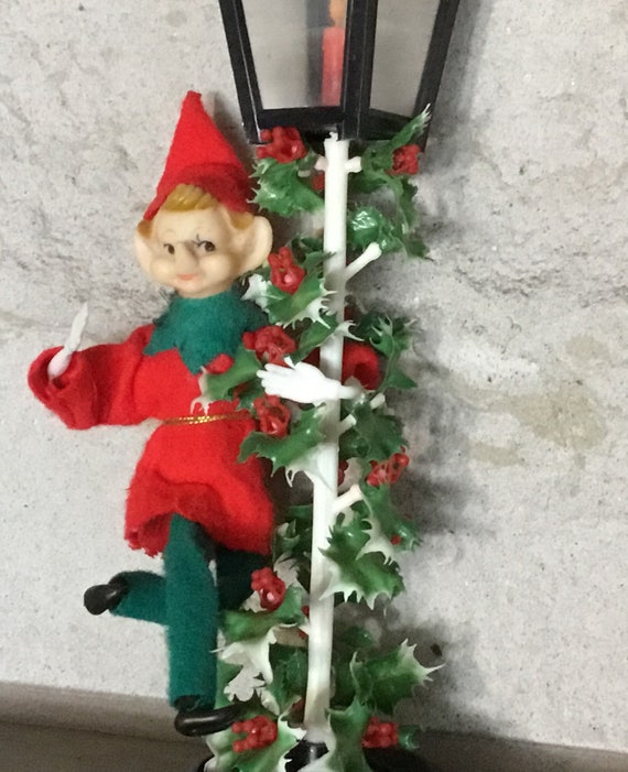 Vintage Christmas Pixie Elf Mid Century Christmas Pixie Elf Etsy