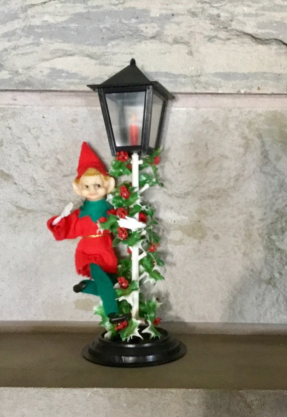 Vintage Christmas Pixie Elf Mid Century Christmas Pixie Elf Etsy