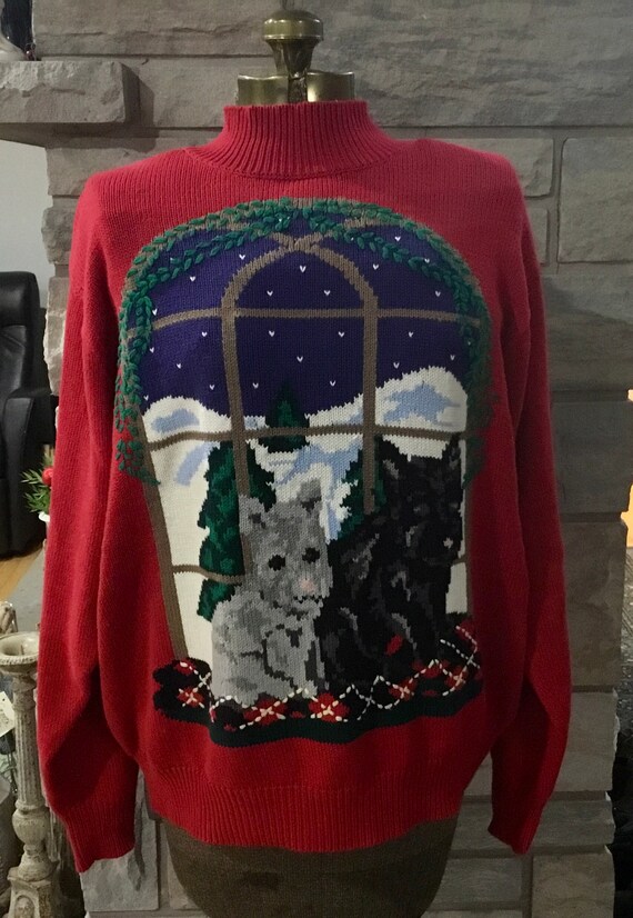 Vintage Tabi International Christmas Sweater, Vint