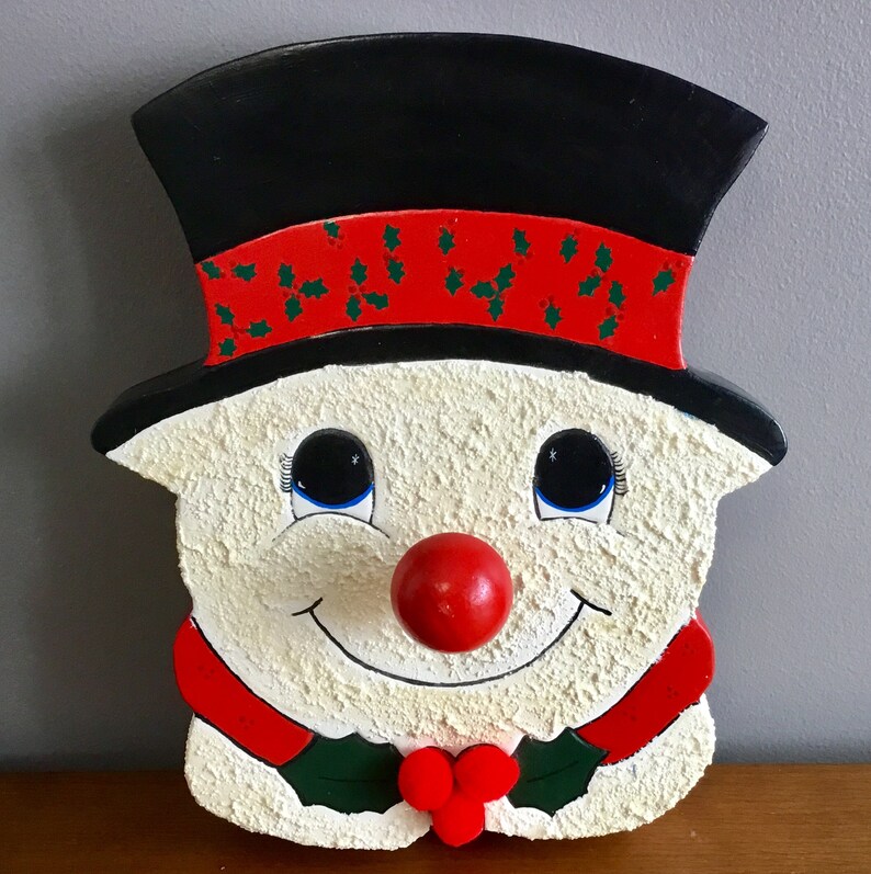 Vintage Al Ceramic Frosty The Snowman Decor