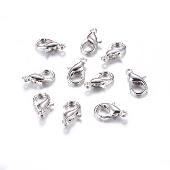 304 Stainless Steel Lobster Claw Clasps Jewellery Findings 9 10 11 12 15 16 19mm