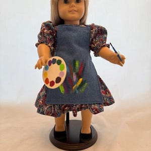 Artist&#39;s dress that fits 18in American Girl dolls