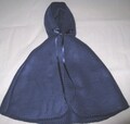 Navy blue fleece cape to fit 18" American Girl dolls