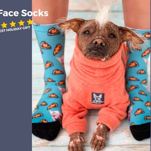 Custom Dog Socks, Personalized Pet Photo Socks, Custom Cute Dog Face Socks, Dog Lover Gift, Dog Father Gift, Custom Pet Socks