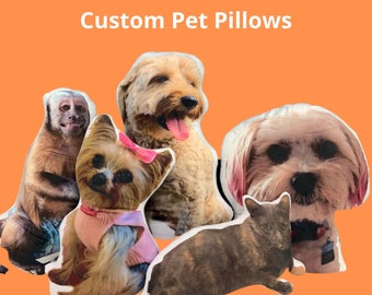 Almohada con foto para abrazar, almohada personalizada con foto de perro y gato, regalo conmemorativo por la pérdida de una mascota, convierte a tu mascota en una almohada, impresión de almohada con foto de mascota