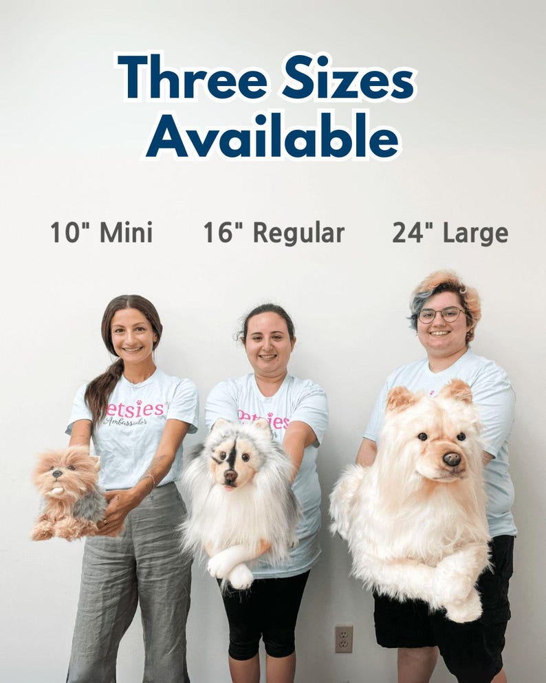 Custom Stuffed Animal of Pet | Pet plush clones- turn photo of pet into stuffed animal, plush from photo, custom pet stuffed animal image 4