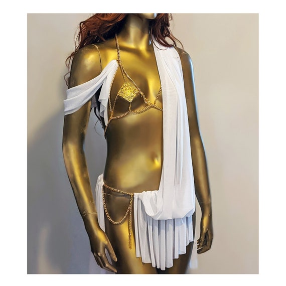 diosa griega, disfraz  Grecian goddess costume, Goddess costume, Goddess  halloween costume