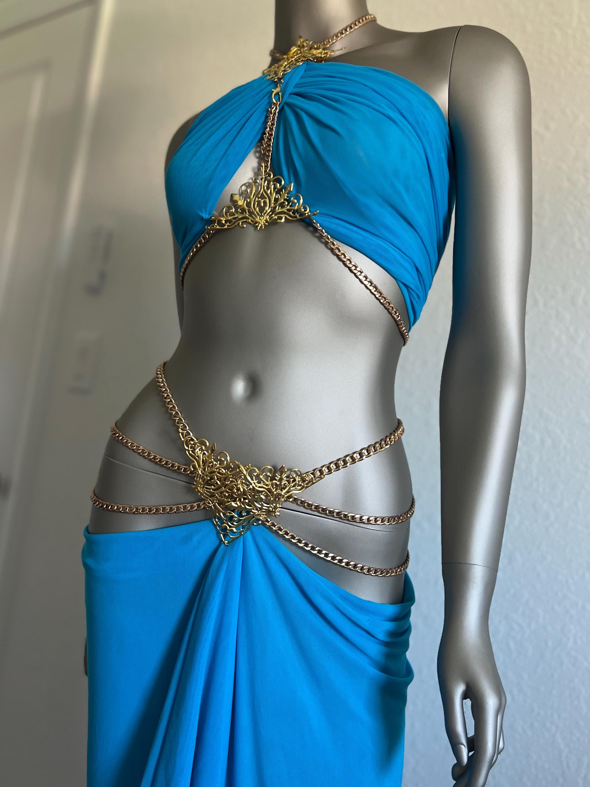 sexy egyptian clothes Shantae dance (GIF) by Supersatanson -- Fur Affinity [dot] net main image 1