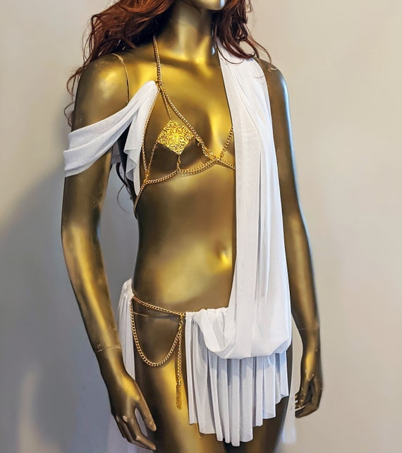 GREEK GODDESS TOGA Costume Sexy Roman Grecian Venus Aphrodite