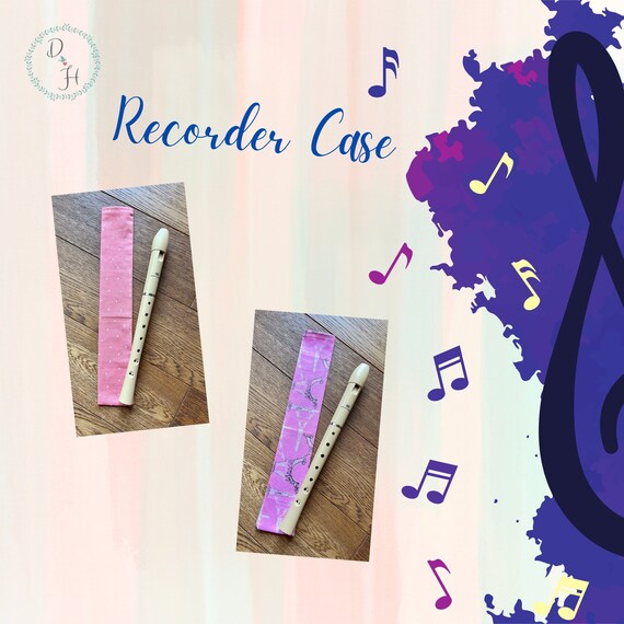 Recorder Case/recorder Sleeve/recorder Bag Polka Dots/eiffel Etsy