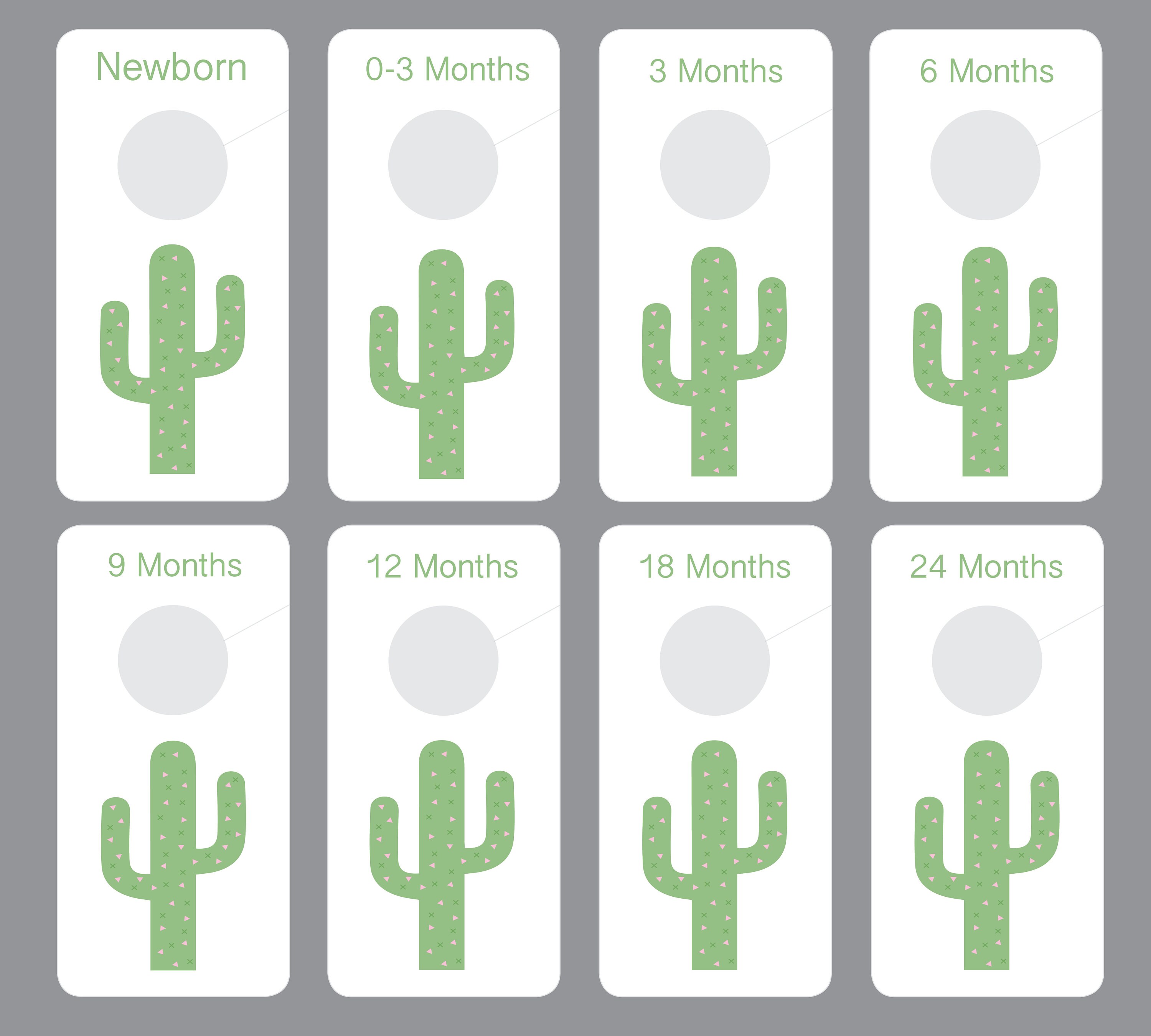 PRINTABLE Cactus Cactus nursery décor Cacti Nursery Etsy