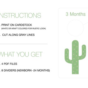 PRINTABLE - Cactus, Cactus Nursery Décor, Cacti, Nursery Closet ...