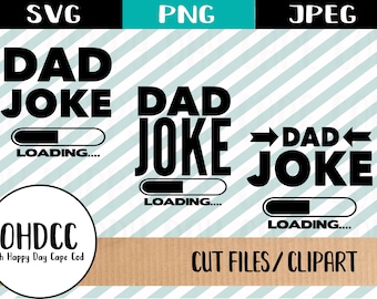 Brutti scherzi papà scherzo zoppo Dad scherzi SVG Cut File PNG Clipart Daddy scherzo regalo per papà divertente di giorno T camicia Mug Digital Download immediato