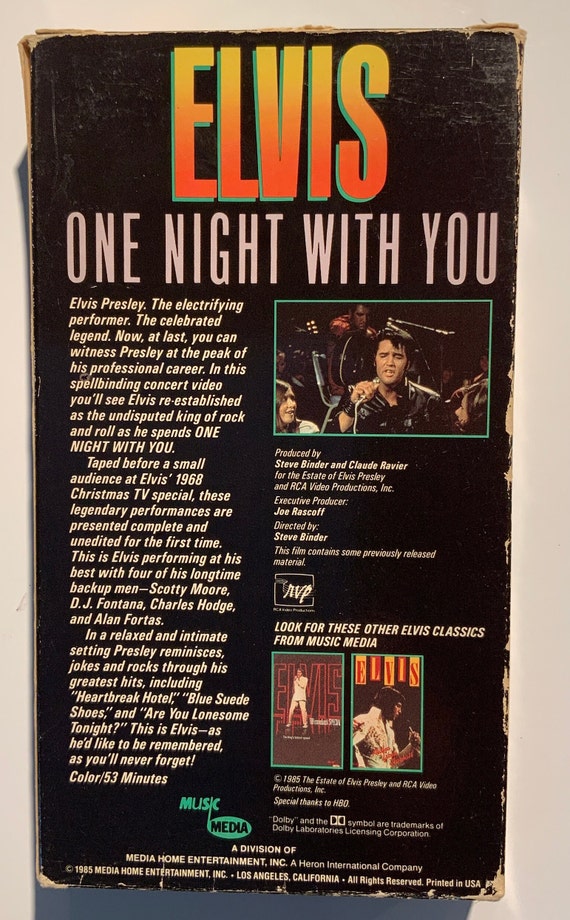 Elvis, One Night With You A Legendary Concert With the King of