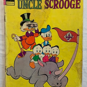 Walt Disney Uncle Scrooge Gold Key No. 127 April 1976 Vintage Comic Book
