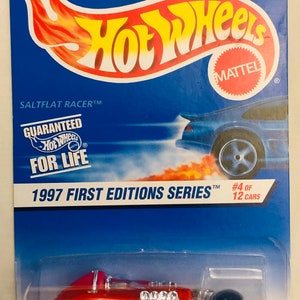 Hotwheels 1997 First Editions Series #4 of 12 Cars Saltflat Racer and #520