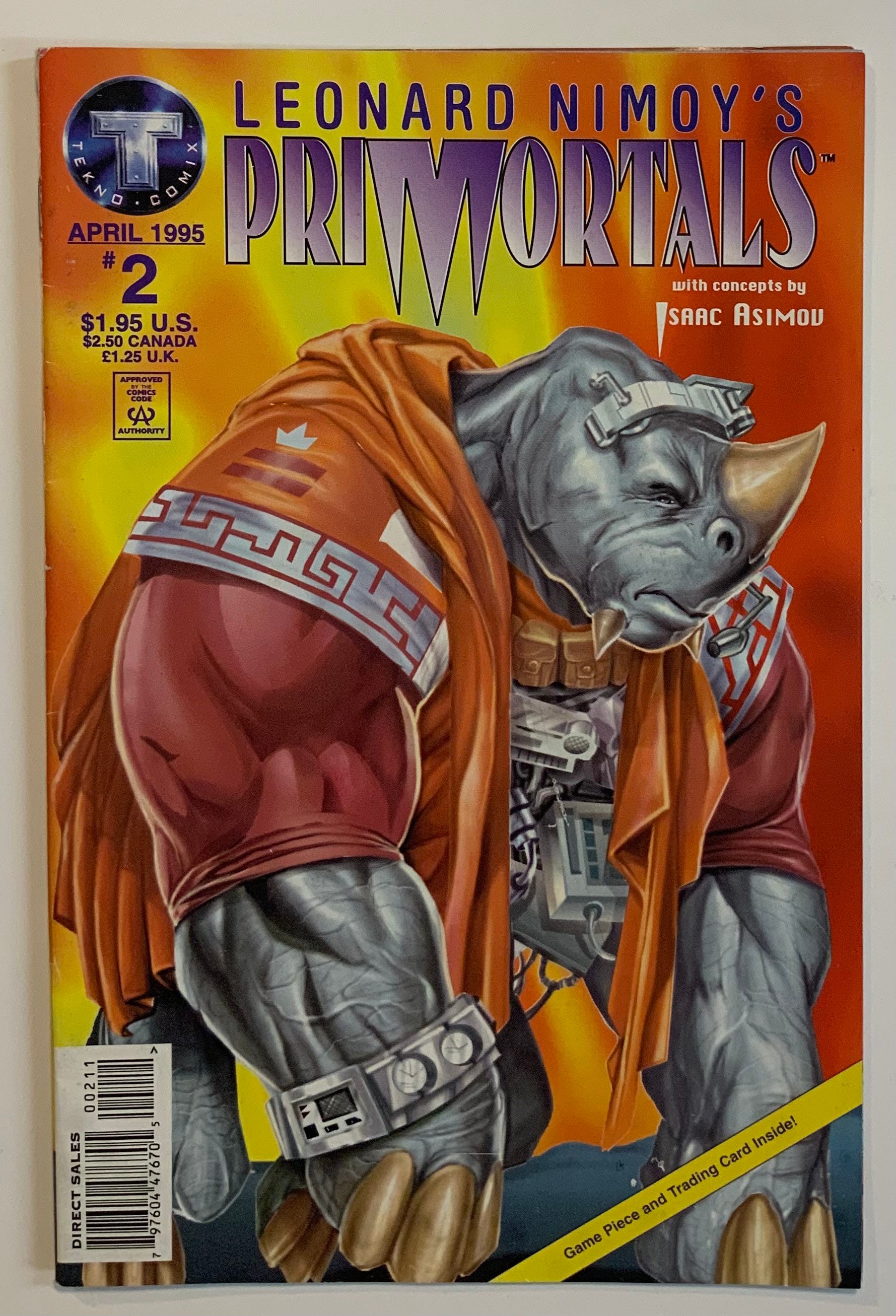 Leonard Nimoy's Primortals With Concepts by Isaac Asimov #2 April