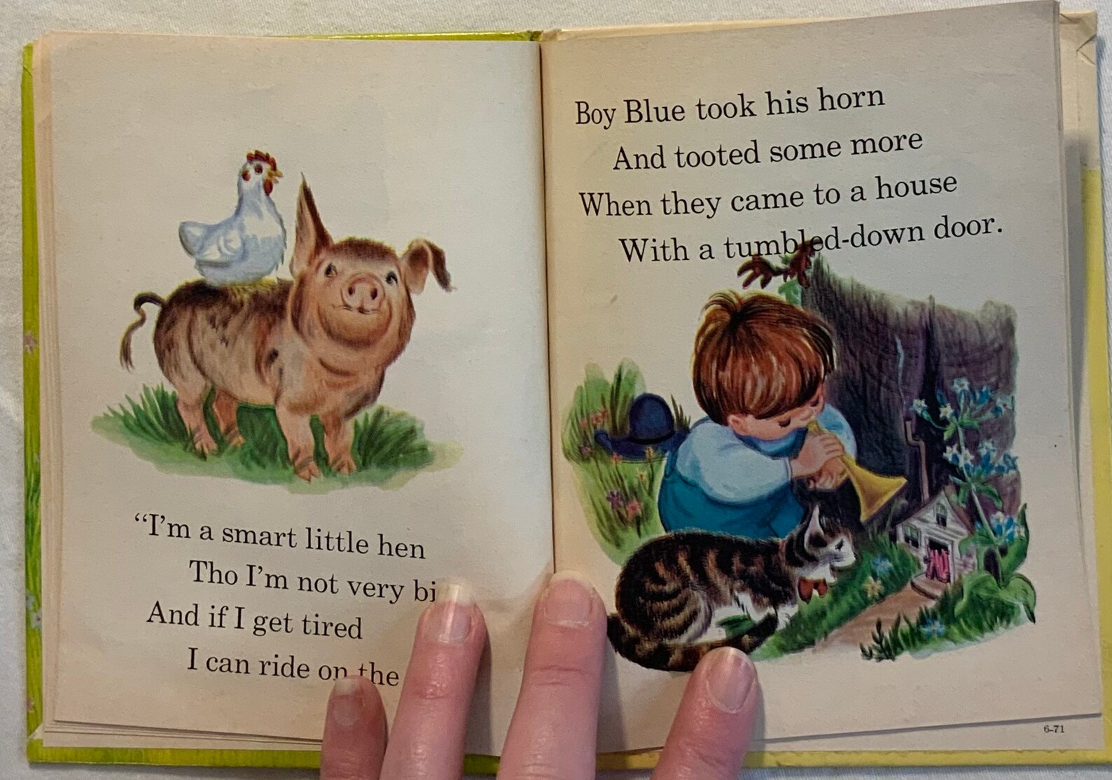 Little Boy Blues Horn by Helen Wing Illustrated by Irma Wilde Etsy