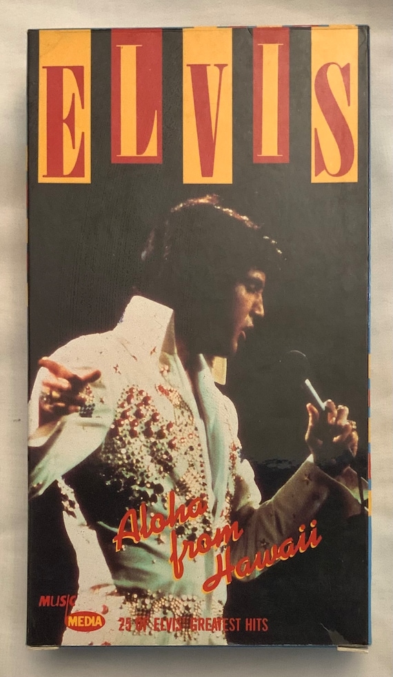 Elvis Aloha From Hawaii Elvis Presley 1973 Vintage VHS