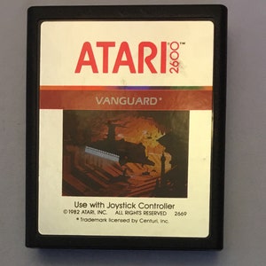 Vintage Atari Game Vanguard 1982