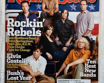 Rolling Stone Magazine Issue 959 October 14, 2004 The Last Days Of Johnny Ramone Rockin’ Rebels Elvis Costello Bush’s Lost Year