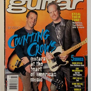 Guitar Magazine Bush Black Crowes Nuno Bounces Back Dave Matthews Band Red Hot Chili Peppers Tool Di Meola & McLaughlin Vol 14 No 4 Feb 1997