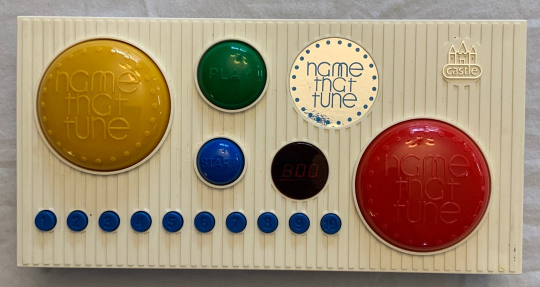 Electronic Name That Tune Game by Castle 1979 Etsy