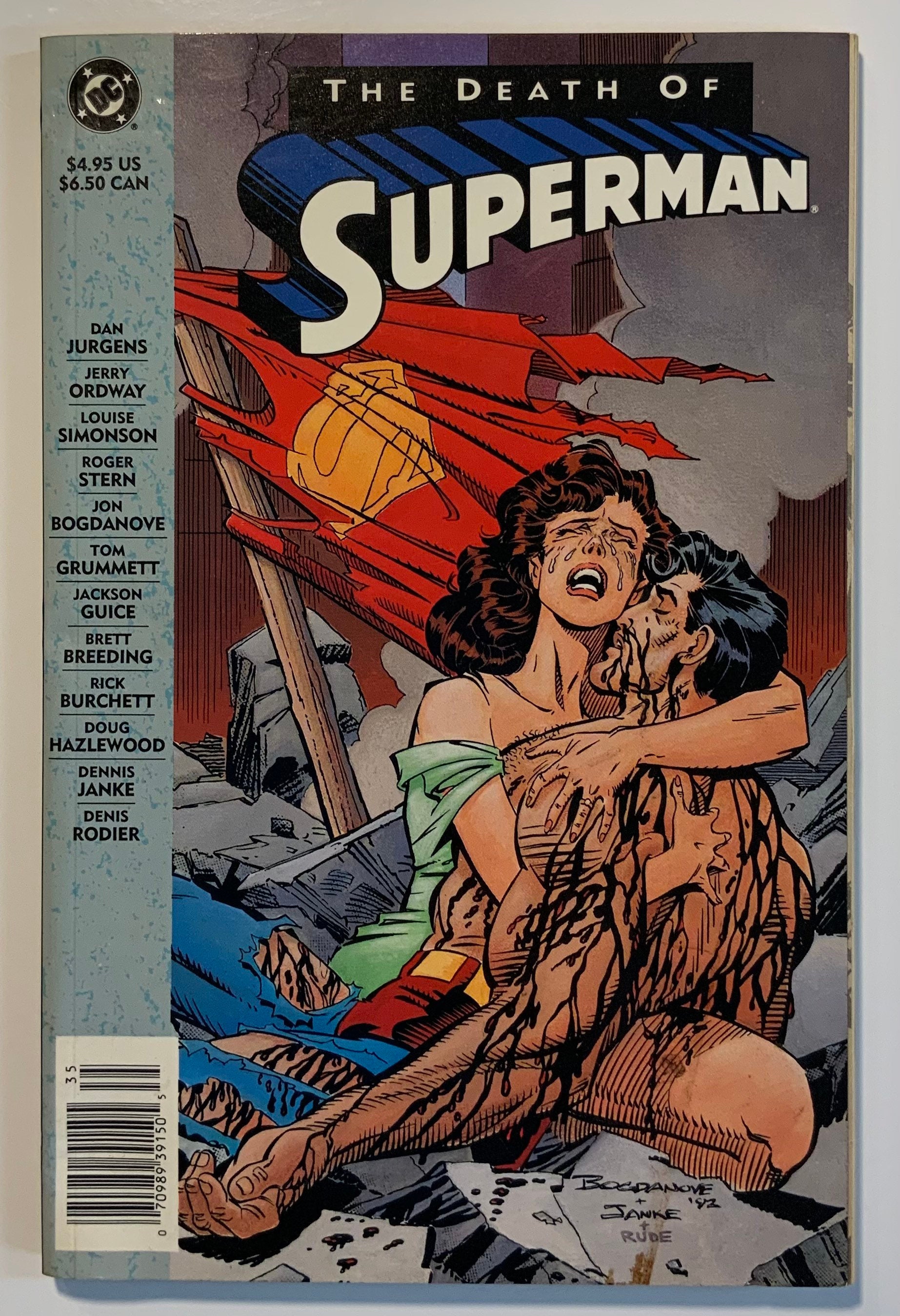 DC Comics the Death of Superman Vintage Comic Book 1993 - Etsy